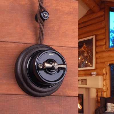 Изолятор Накладные ретро механизмы Ретро коричневые W6431414