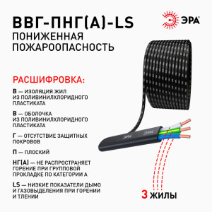 Кабель  ВП3-2,5LS-20