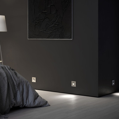 Встраиваемая LED подсветка Встраиваемые механизмы серебряные W1154706