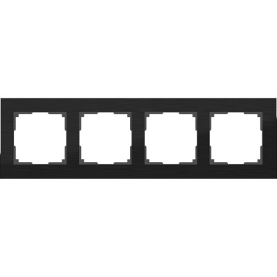 Рамка Aluminium черный алюминий W0041708