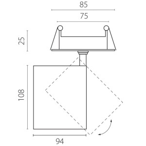 Спот Alta Base A5436RS